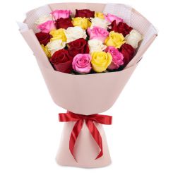 Обещанный подарок букет из роз